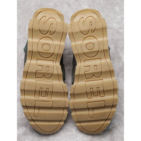 Sorel Kinetic Sneak Green Camo Hiking Sneakers Womens Size 8 EU 39 NL3569-365 - Picture 6 of 16